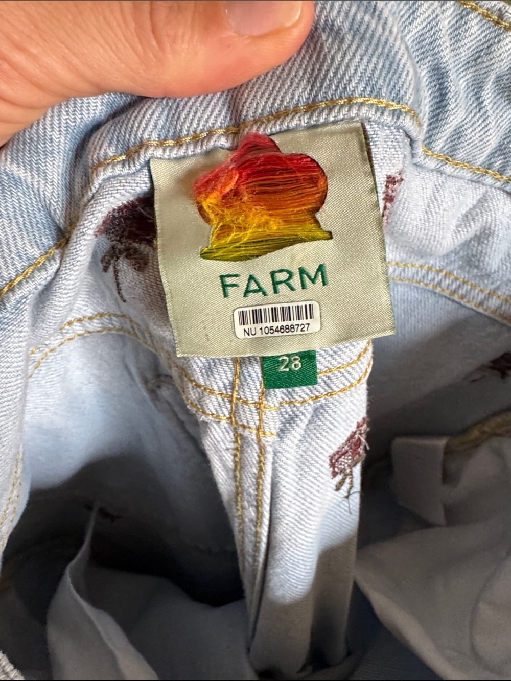 Farm Rio Rose Embroidery Jeans - Picture 11 of 11